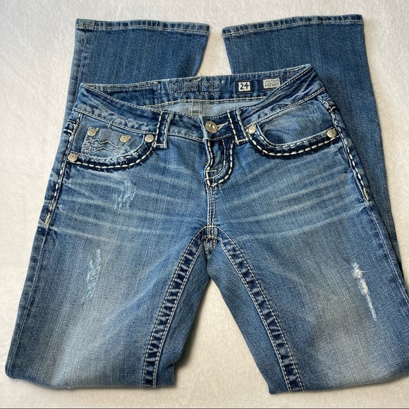 Miss Me Jeans Easy Boot JE1053ER Size 24 - Picture 2 of 10